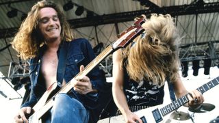 Cliff Burton on stage